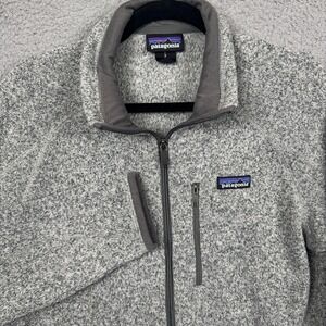 Patagonia Jacket Mens L Gray Heather Better Sweater Outdoors Hiking Camp Trail